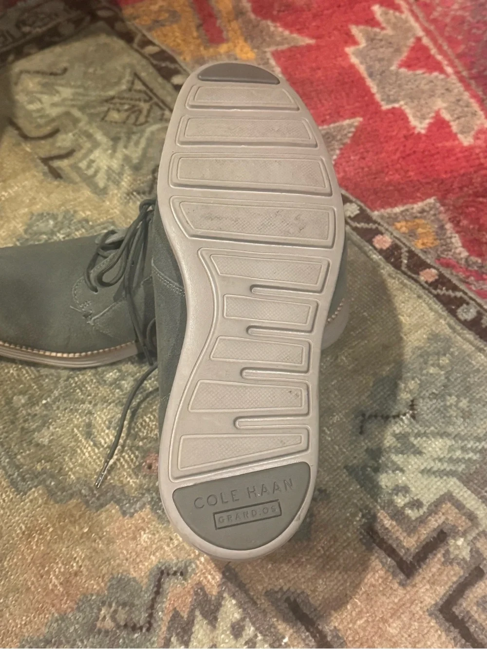 Cole Haan Men's Suede Chukka Boots in Olive